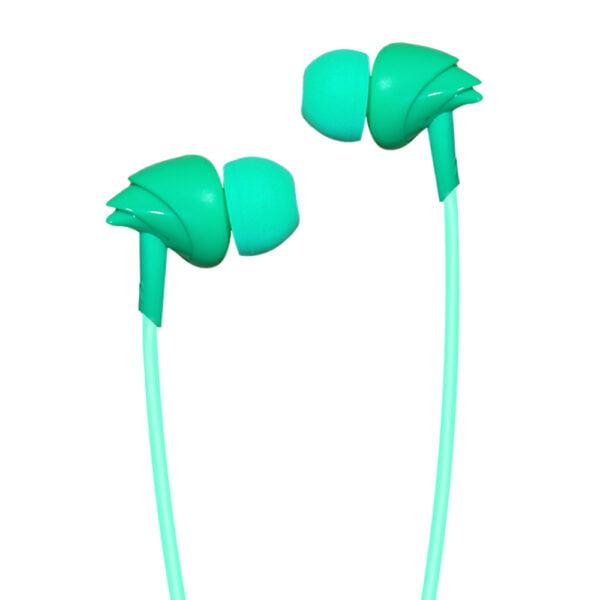 boAt Bassheads 100 Wired Headphones with Mic(Mint Green)